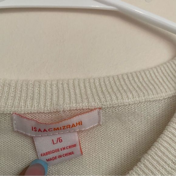 ISAAC MIZRAHI Vneck Women’s L size Sweater - Picture 2 of 5